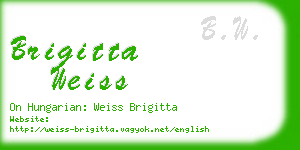 brigitta weiss business card
